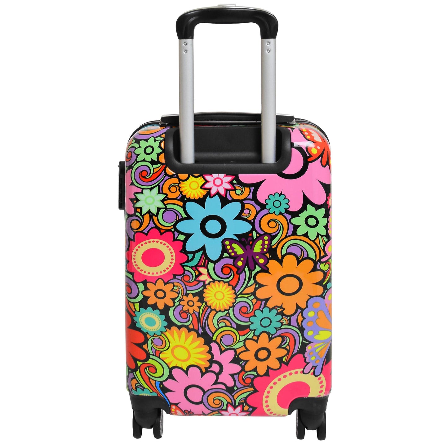 Flower Print Hard Shell Suitcase