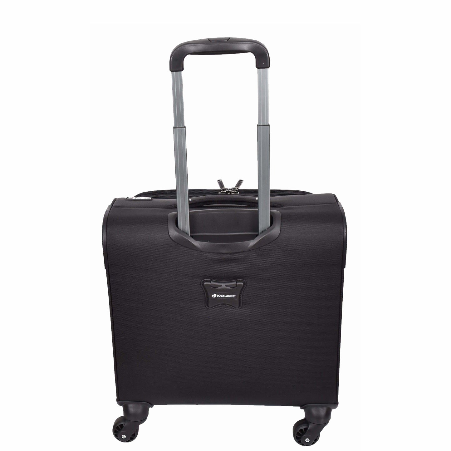 4 Wheel Pilot Case Hand Luggage Business Organiser Office Trolley Cabin Bag HLG608 Black