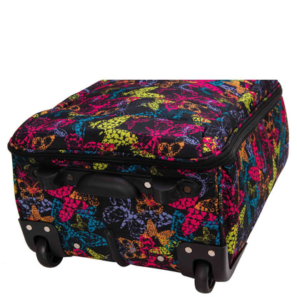Wheeled Cabin Soft Suitcase Lightweight Printed HLG20726 Butterfly 4