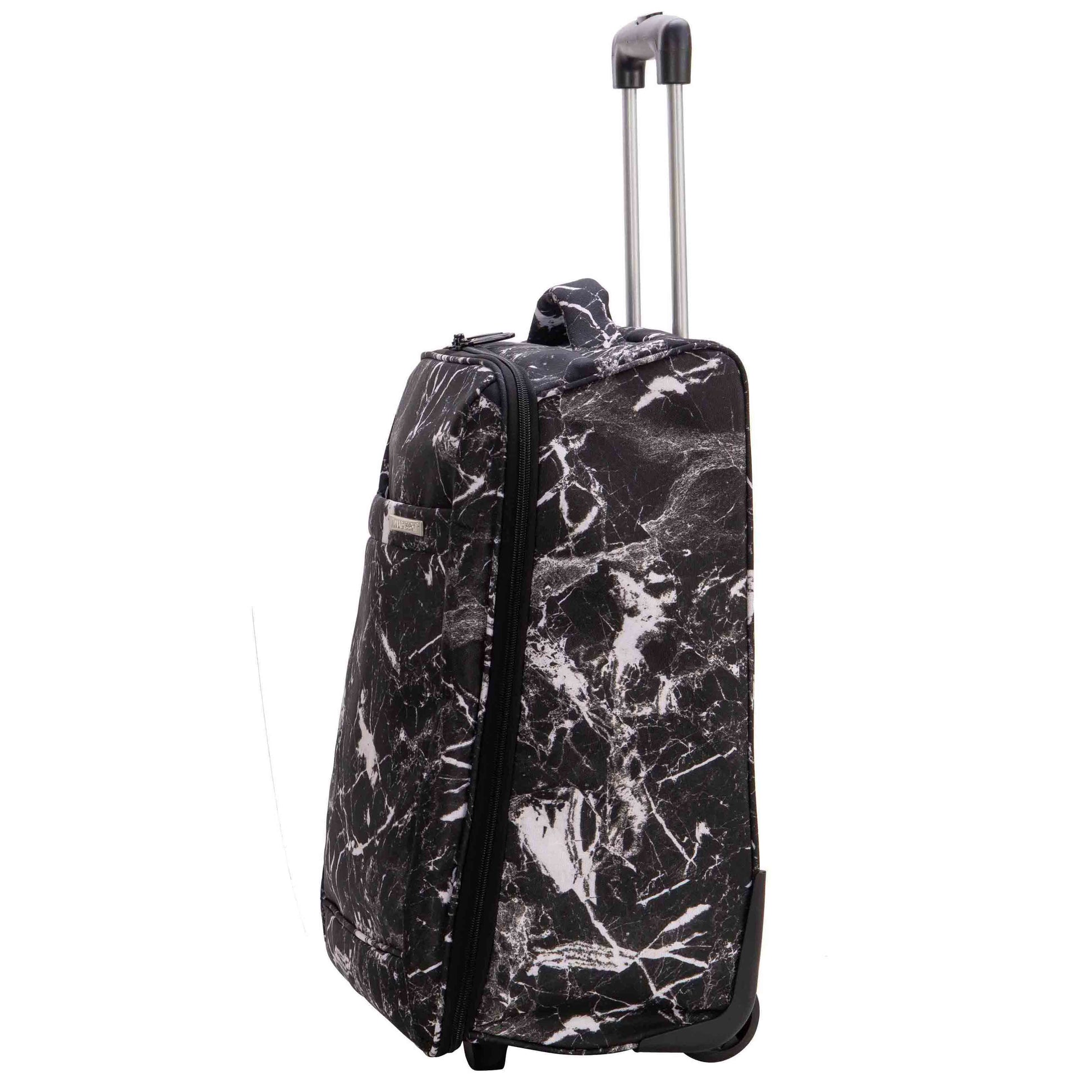 Wheeled Cabin Soft Suitcase Lightweight Printed HLG20726 Marble 5