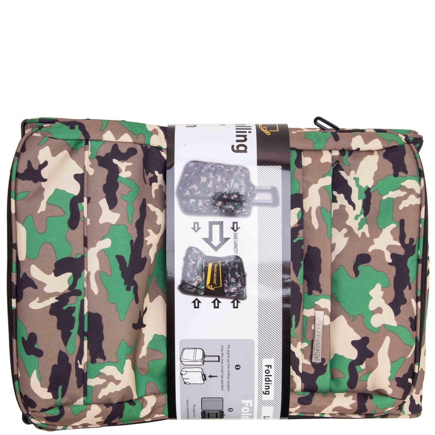 Wheeled Cabin Soft Suitcase Lightweight Printed HLG20726 Camouflage 5