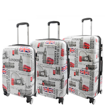 London City Print Hard Shell Suitcase