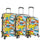 Comic Print Hard Shell Suitcase Four Wheel Expandable Luggage HLG286