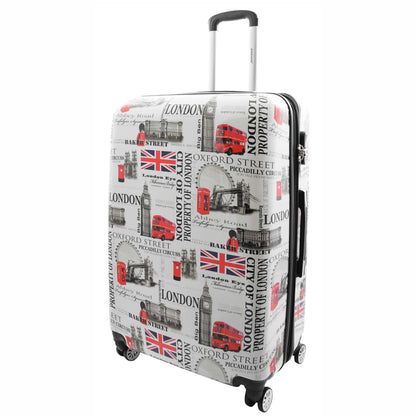 London City Print Hard Shell Suitcase