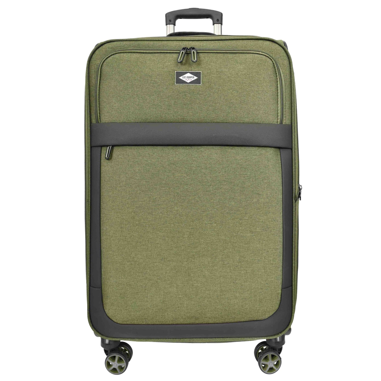Soft Lightweight Expandable Luggage Set Wheeled HLG30533 Khaki Green 2