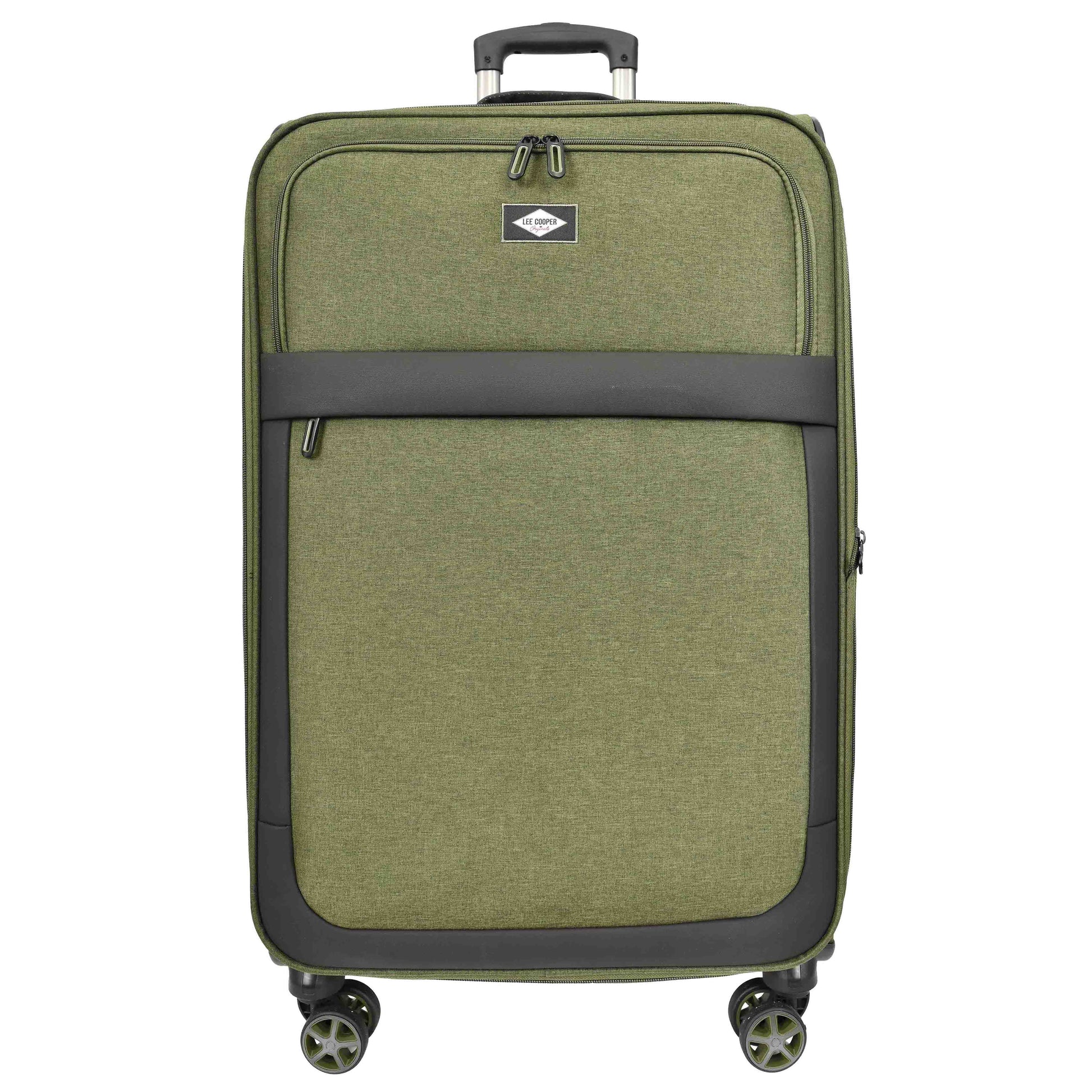 Soft Lightweight Expandable Luggage Set Wheeled HLG30533 Khaki Green 2