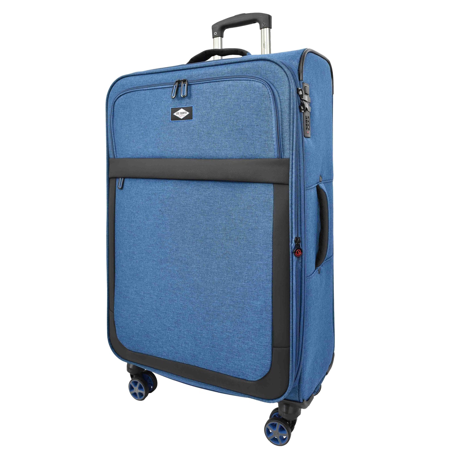 Soft Lightweight Expandable Luggage Set Wheeled HLG30533 Navy 3