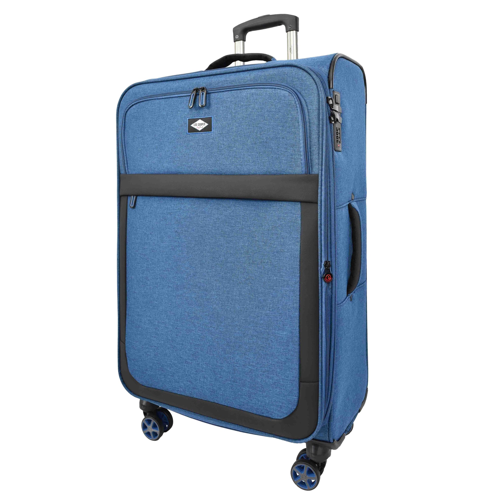 Soft Lightweight Expandable Luggage Set Wheeled HLG30533 Navy 3