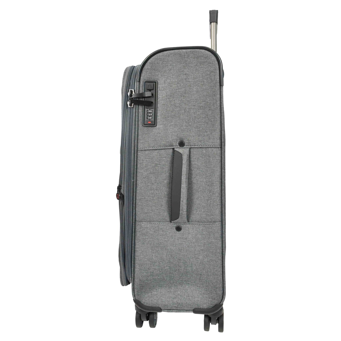 Soft Lightweight Expandable Luggage Set Wheeled HLG30533 Grey 4
