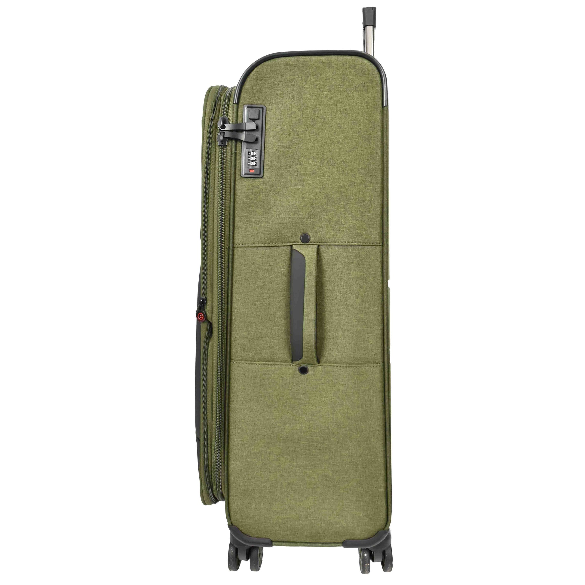 Soft Lightweight Expandable Luggage Set Wheeled HLG30533 Khaki Green 4