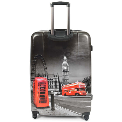 London Print Hard Shell Suitcase