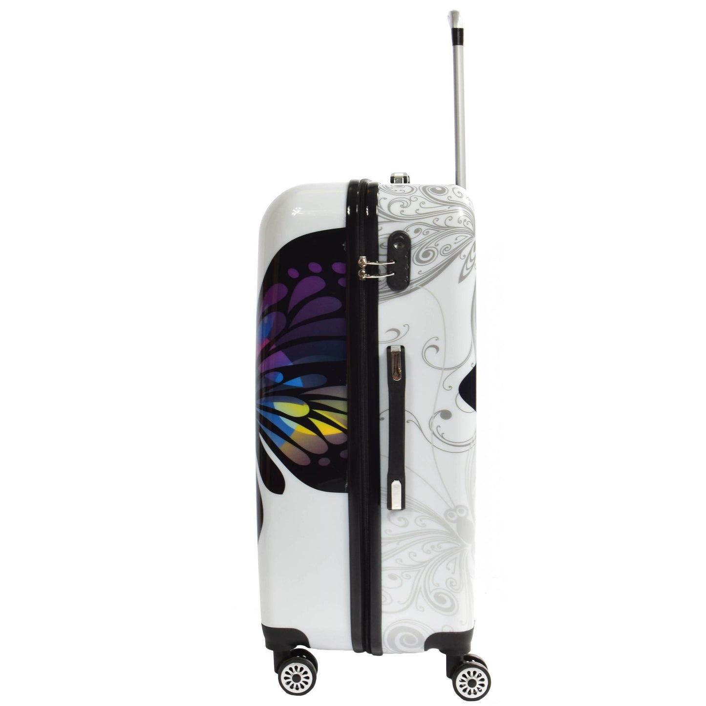 Butterfly Print Hard Shell Suitcase