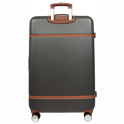 Retro Hard Shell Expandable Luggage HLG303 Grey 5