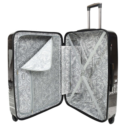 London Print Hard Shell Suitcase