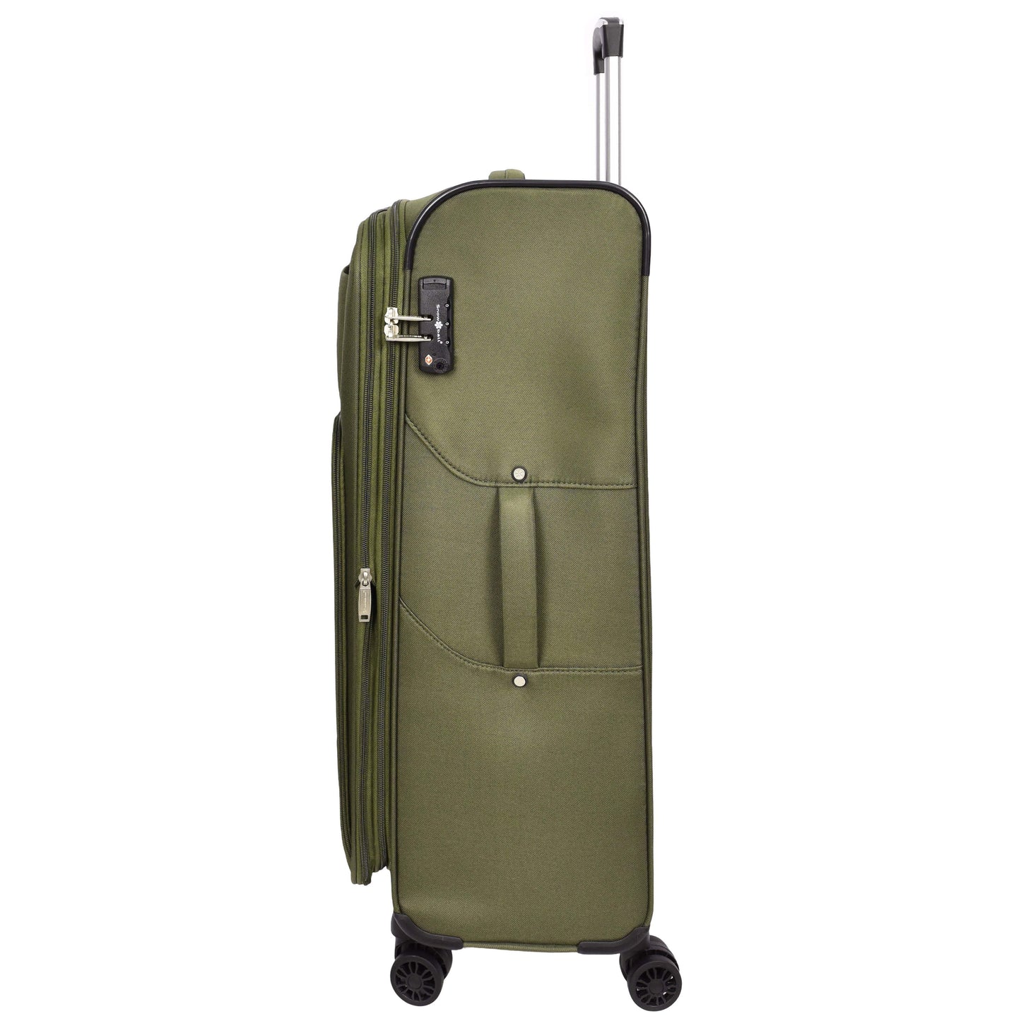 Expandable Suitcase 8 Wheels Soft Luggage TSA Lock Travel Bags Bellville