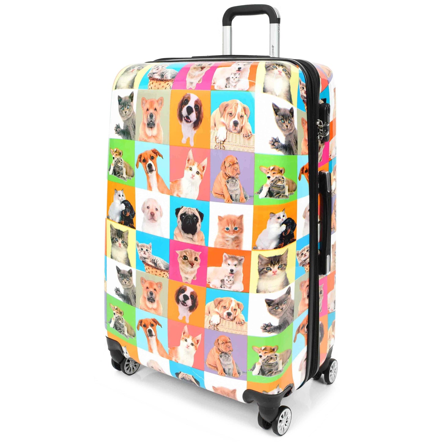 Cats and Dogs Hard Shell Suitcase