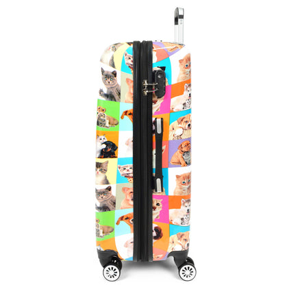 Cats and Dogs Hard Shell Suitcase