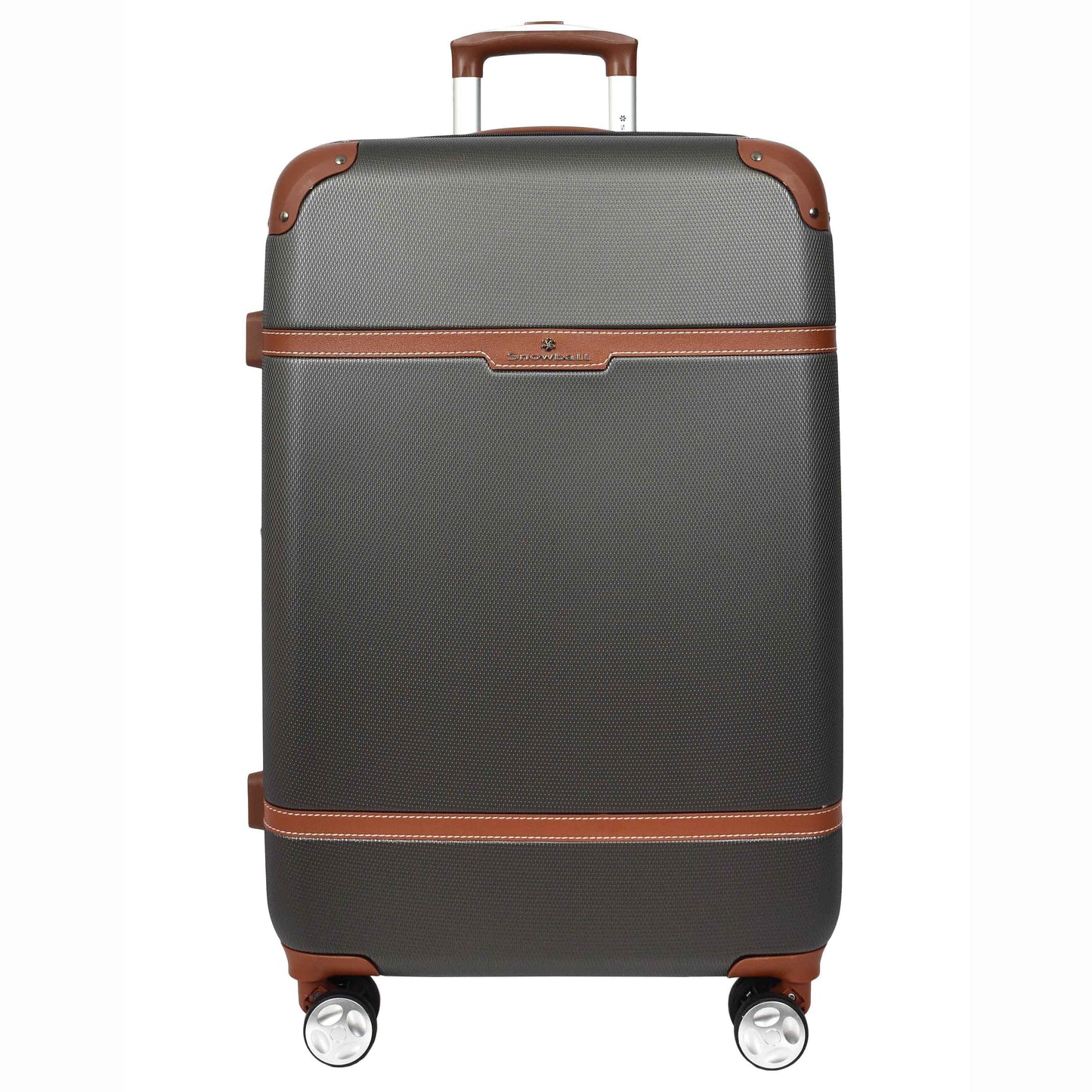 Retro Hard Shell Expandable Luggage HLG303 Grey 8