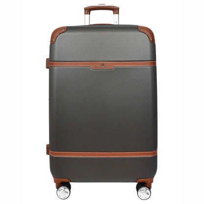 Retro Hard Shell Expandable Luggage HLG303 Grey 8