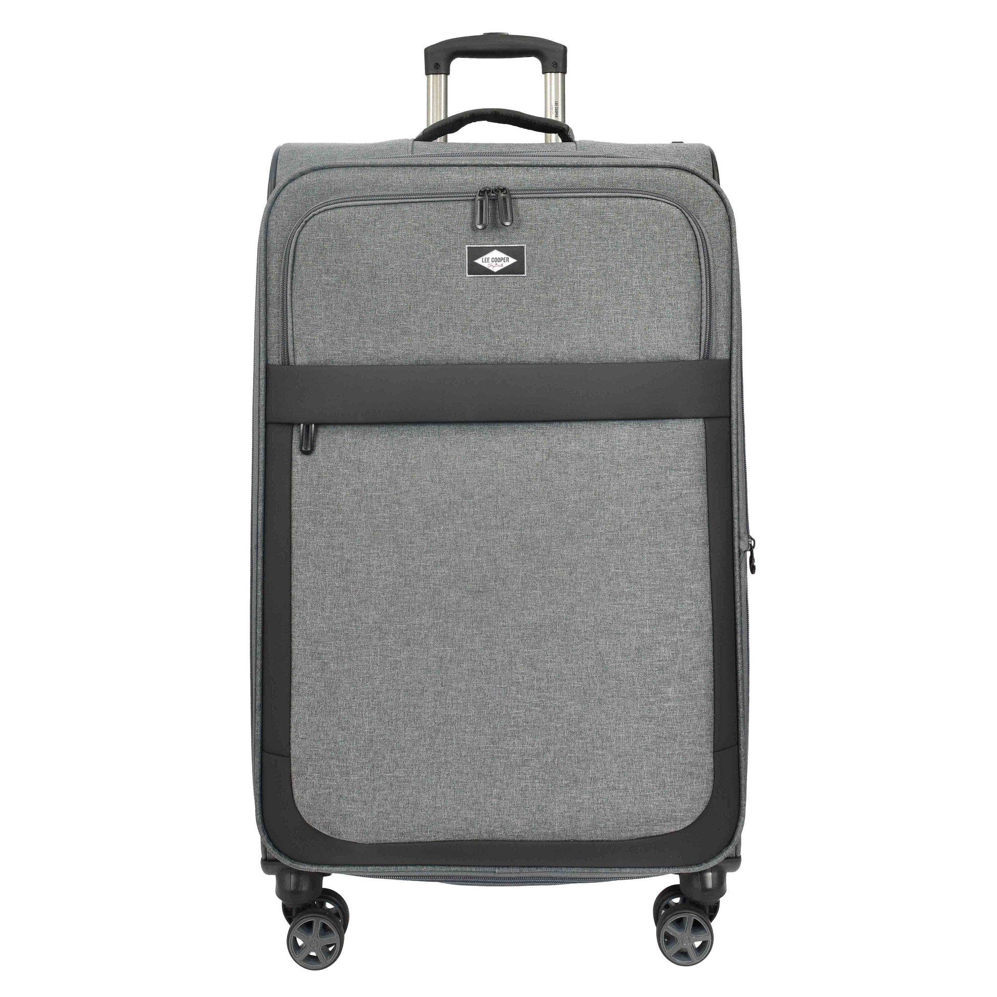 Soft Lightweight Expandable Luggage Set Wheeled HLG30533 Grey 8