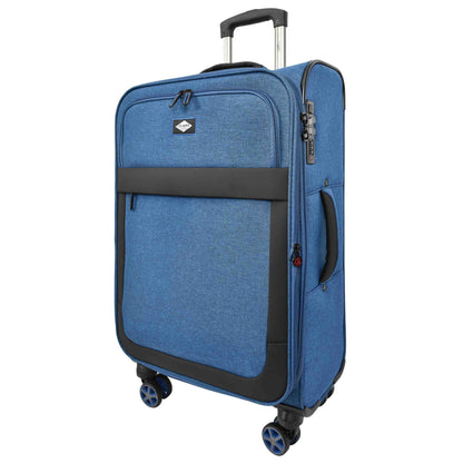 Soft Lightweight Expandable Luggage Set Wheeled HLG30533 Navy 2