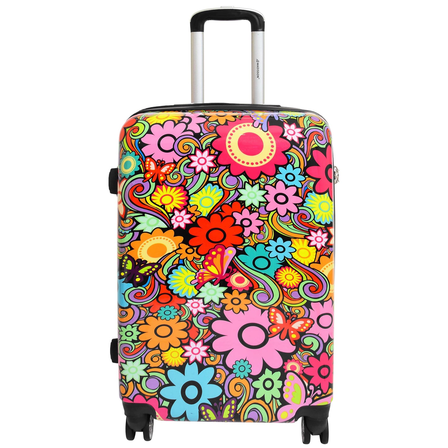 Flower Print Hard Shell Suitcase