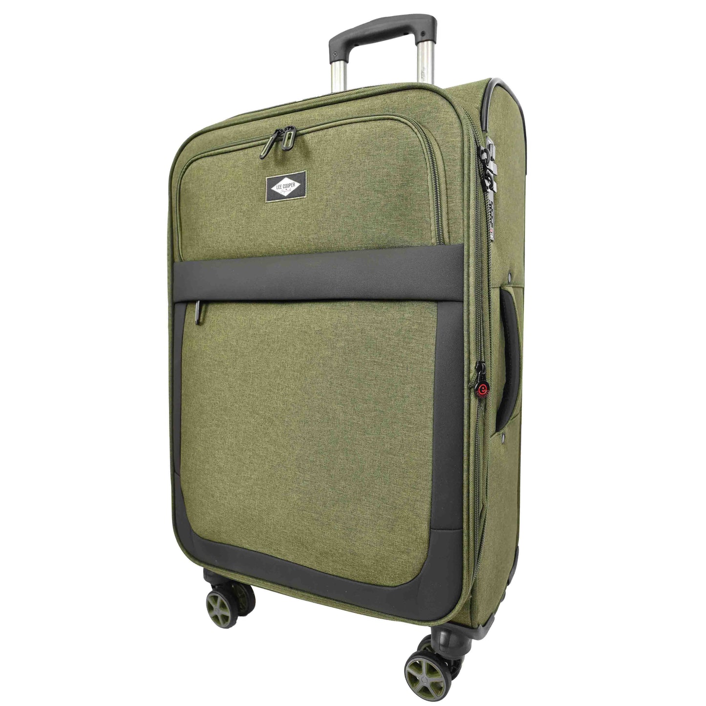 Soft Lightweight Expandable Luggage Set Wheeled HLG30533 Khaki Green 8