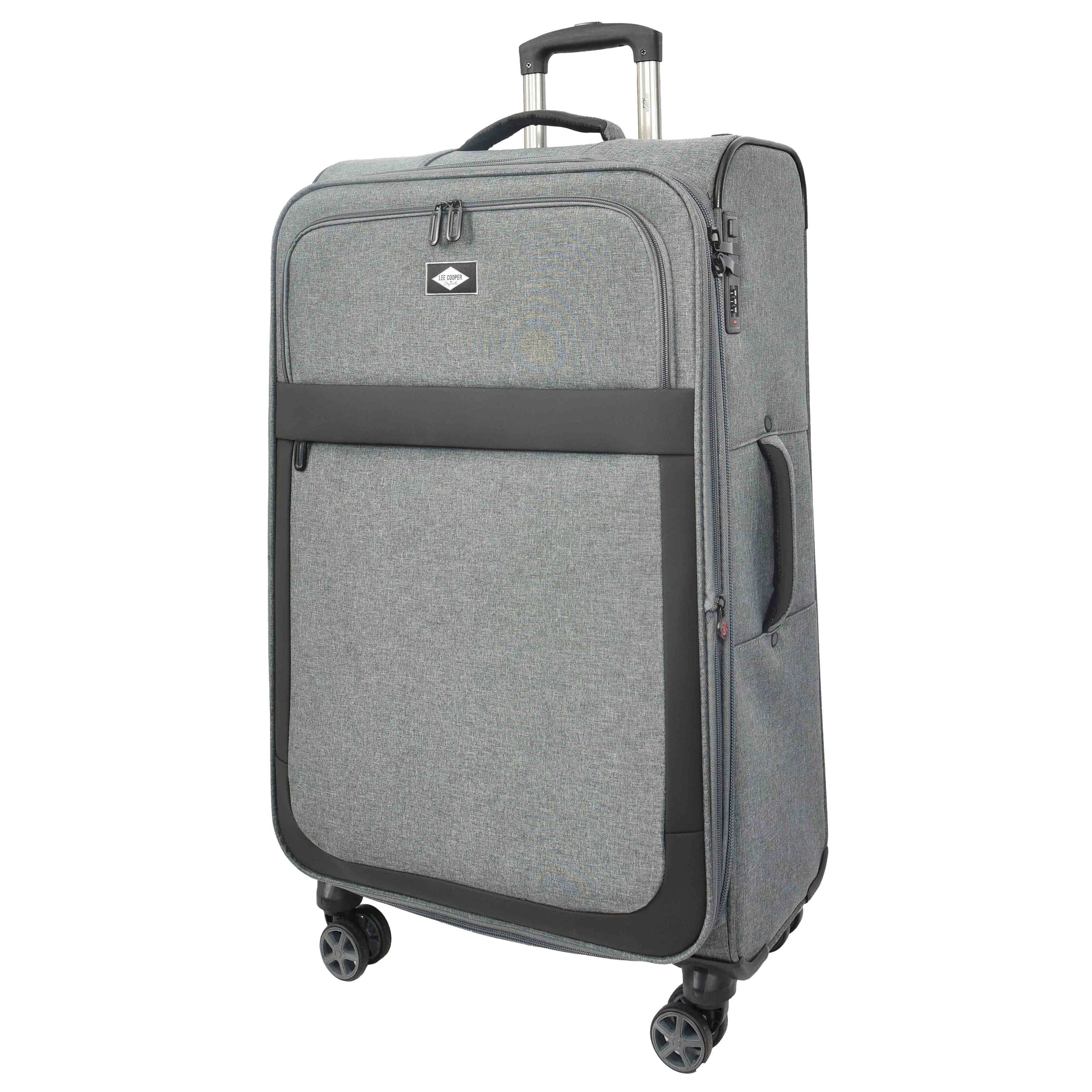 Soft Lightweight Expandable Luggage Set Wheeled HLG30533 Grey 7