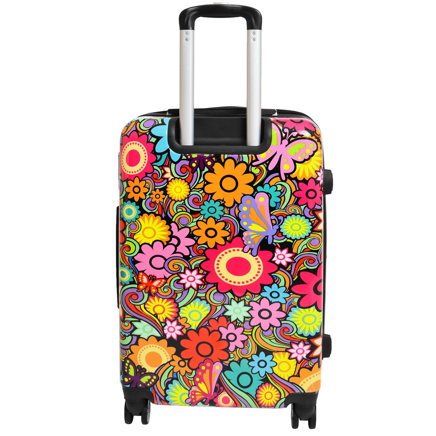 Flower Print Hard Shell Suitcase