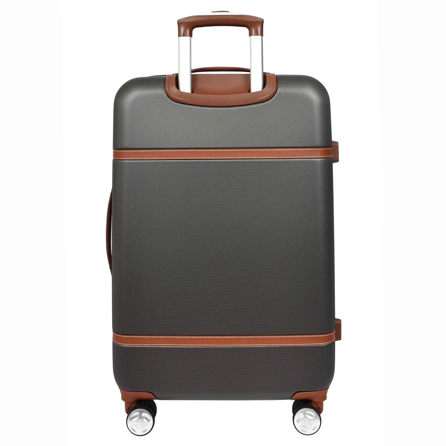 Retro Hard Shell Expandable Luggage HLG303 Grey 10