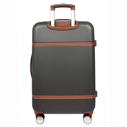 Retro Hard Shell Expandable Luggage HLG303 Grey 10