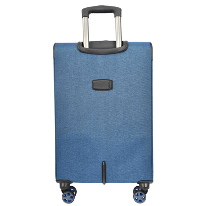 Soft Lightweight Expandable Luggage Set Wheeled HLG30533 Navy 11