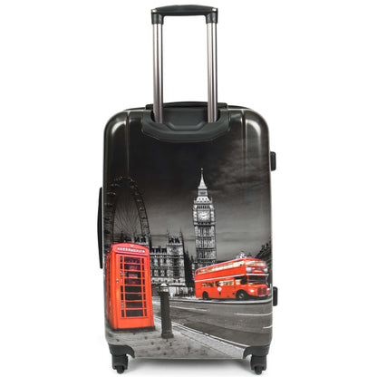 London Print Hard Shell Suitcase