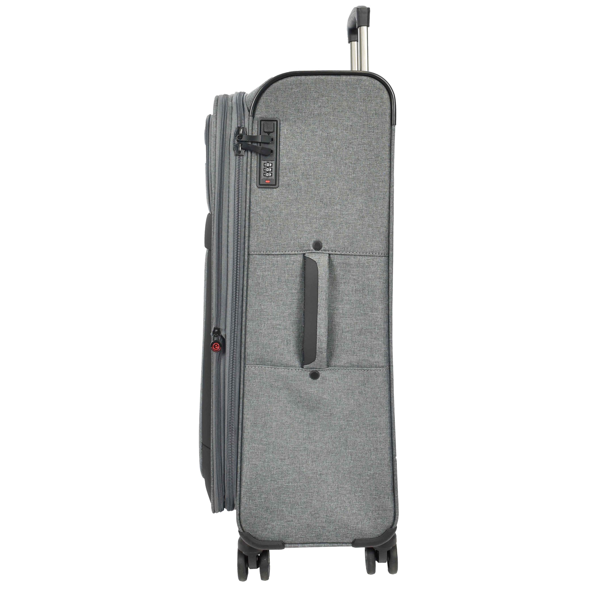 Soft Lightweight Expandable Luggage Set Wheeled HLG30533 Grey 9