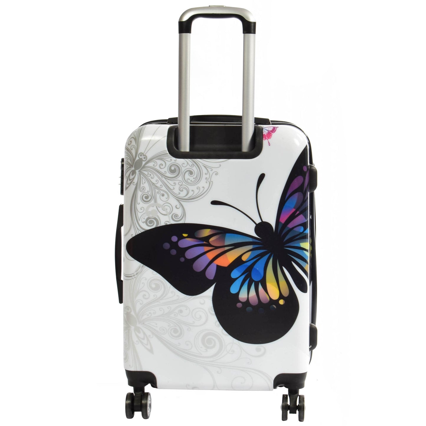 Butterfly Print Hard Shell Suitcase