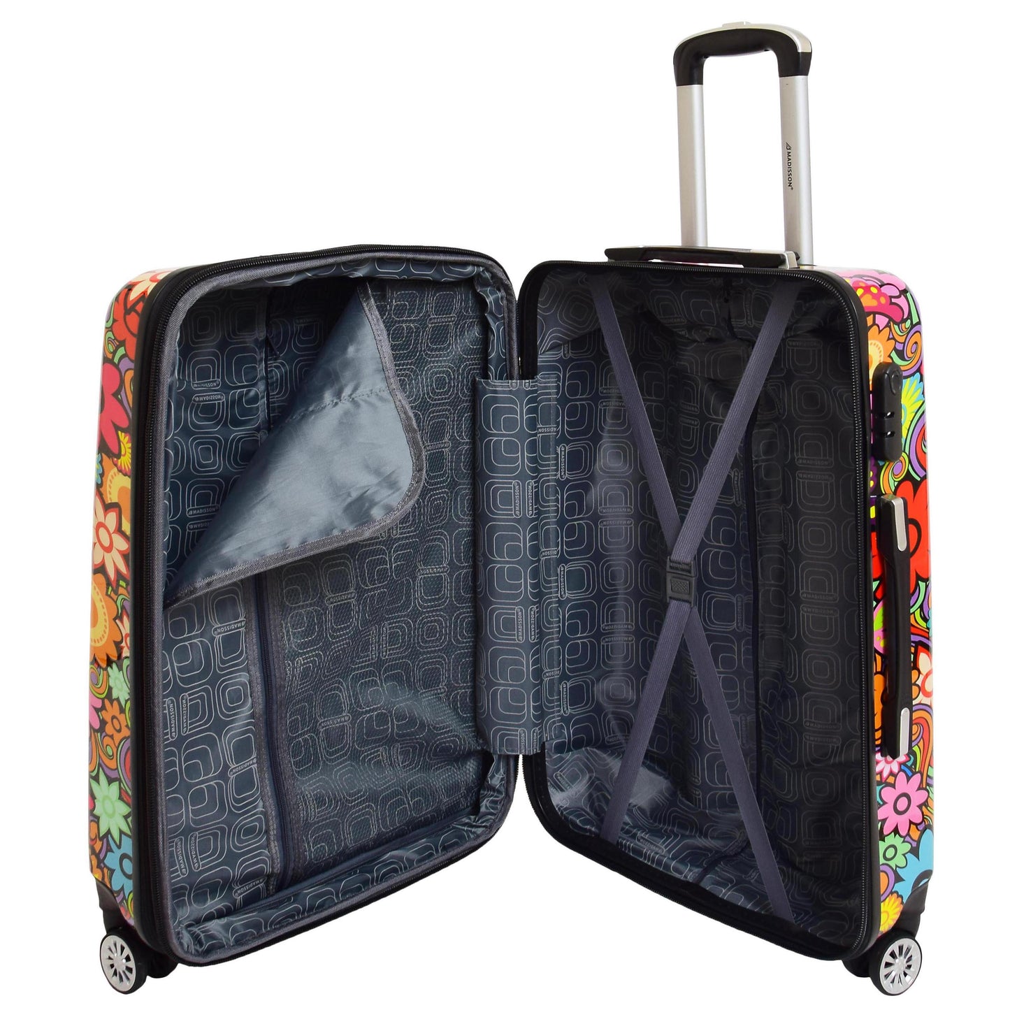 Flower Print Hard Shell Suitcase