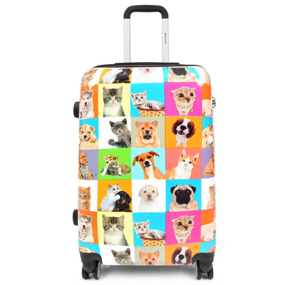 Cats and Dogs Hard Shell Suitcase