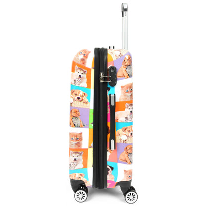 Cats and Dogs Hard Shell Suitcase