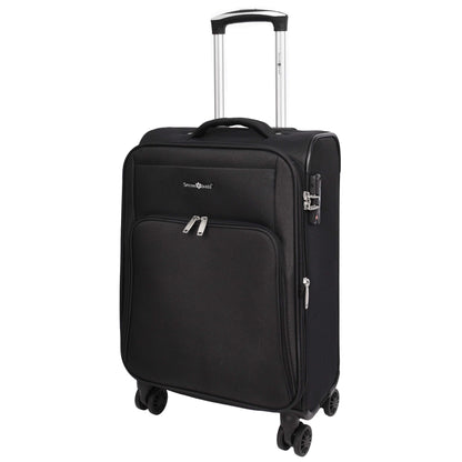 Expandable Suitcase 8 Wheels Soft Luggage TSA Lock Travel Bags Bellville