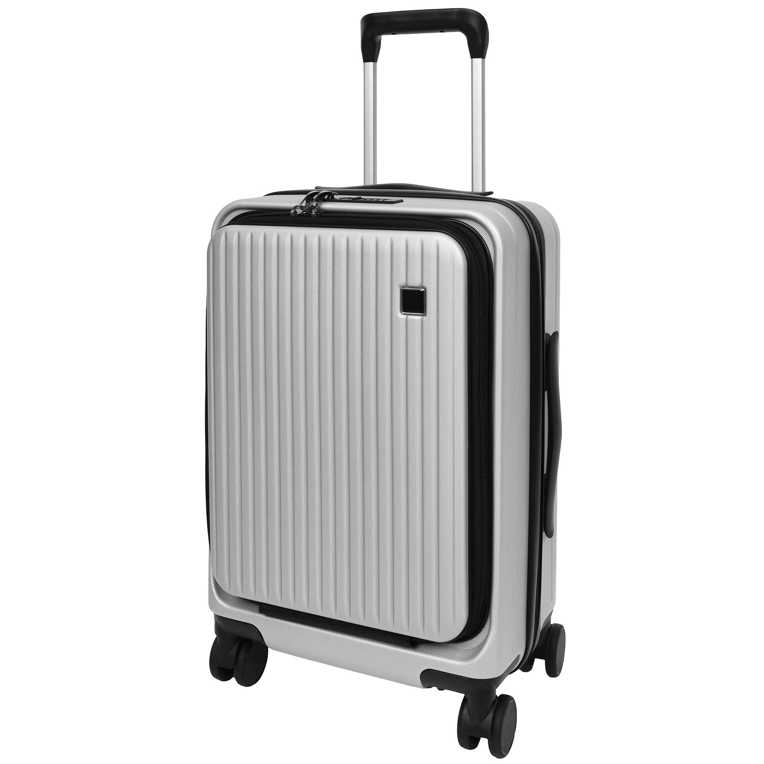 Silver hard luggage online