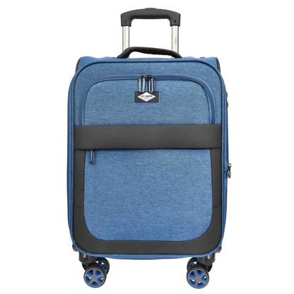 Soft Lightweight Expandable Luggage Set Wheeled HLG30533 Navy 13