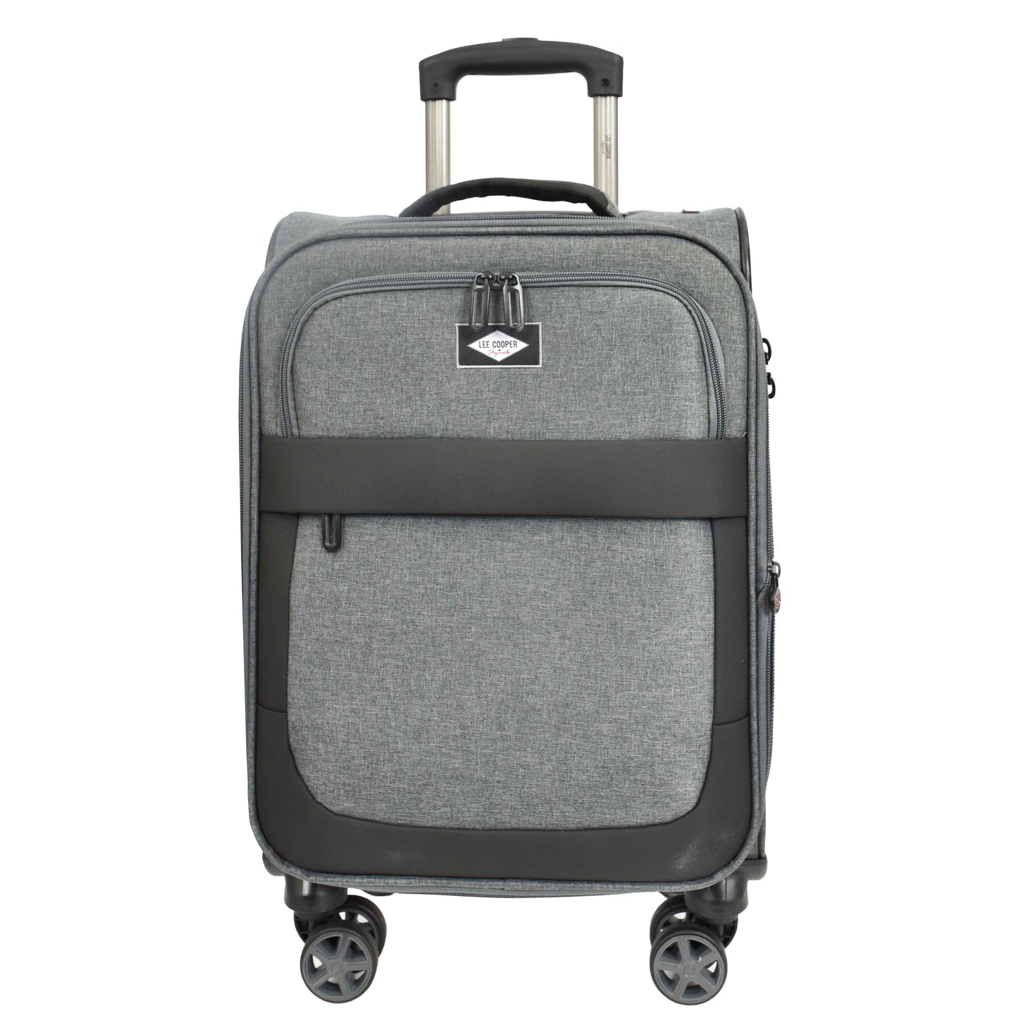 Soft Lightweight Expandable Luggage Set Wheeled HLG30533 Grey 14