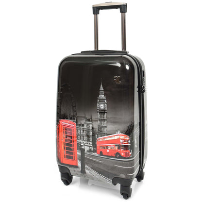 London Print Hard Shell Suitcase