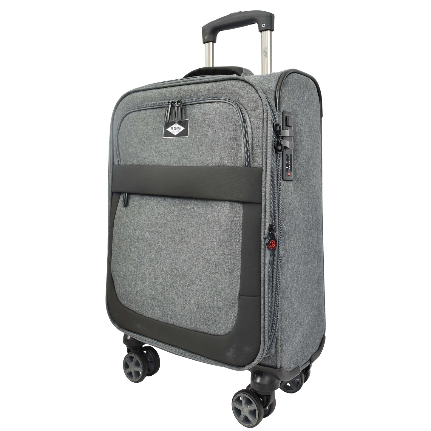 Soft Lightweight Expandable Luggage Set Wheeled HLG30533 Grey 13