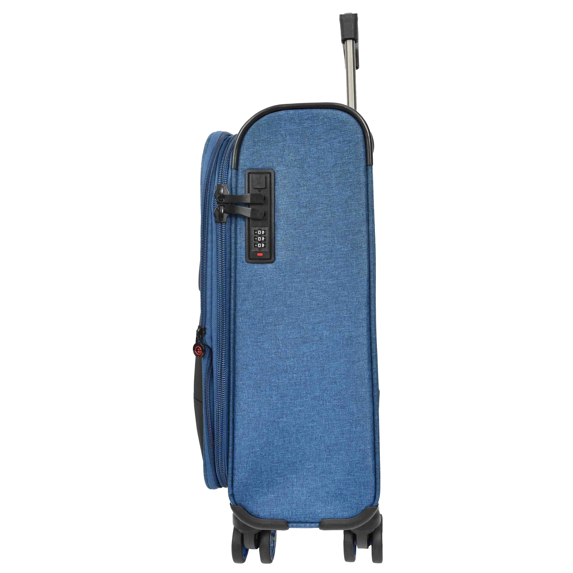 Soft Lightweight Expandable Luggage Set Wheeled HLG30533 Navy 14