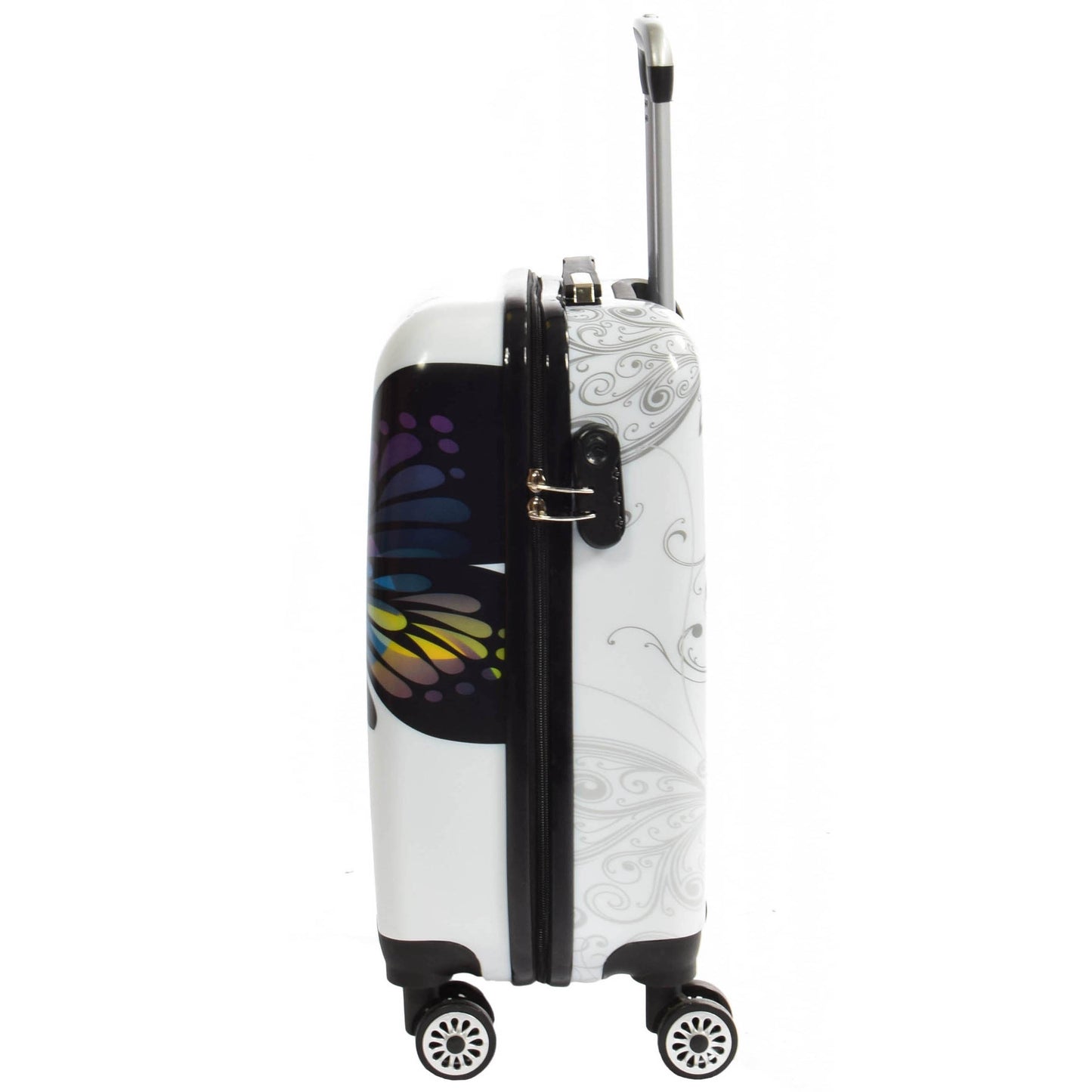 Butterfly Print Hard Shell Suitcase