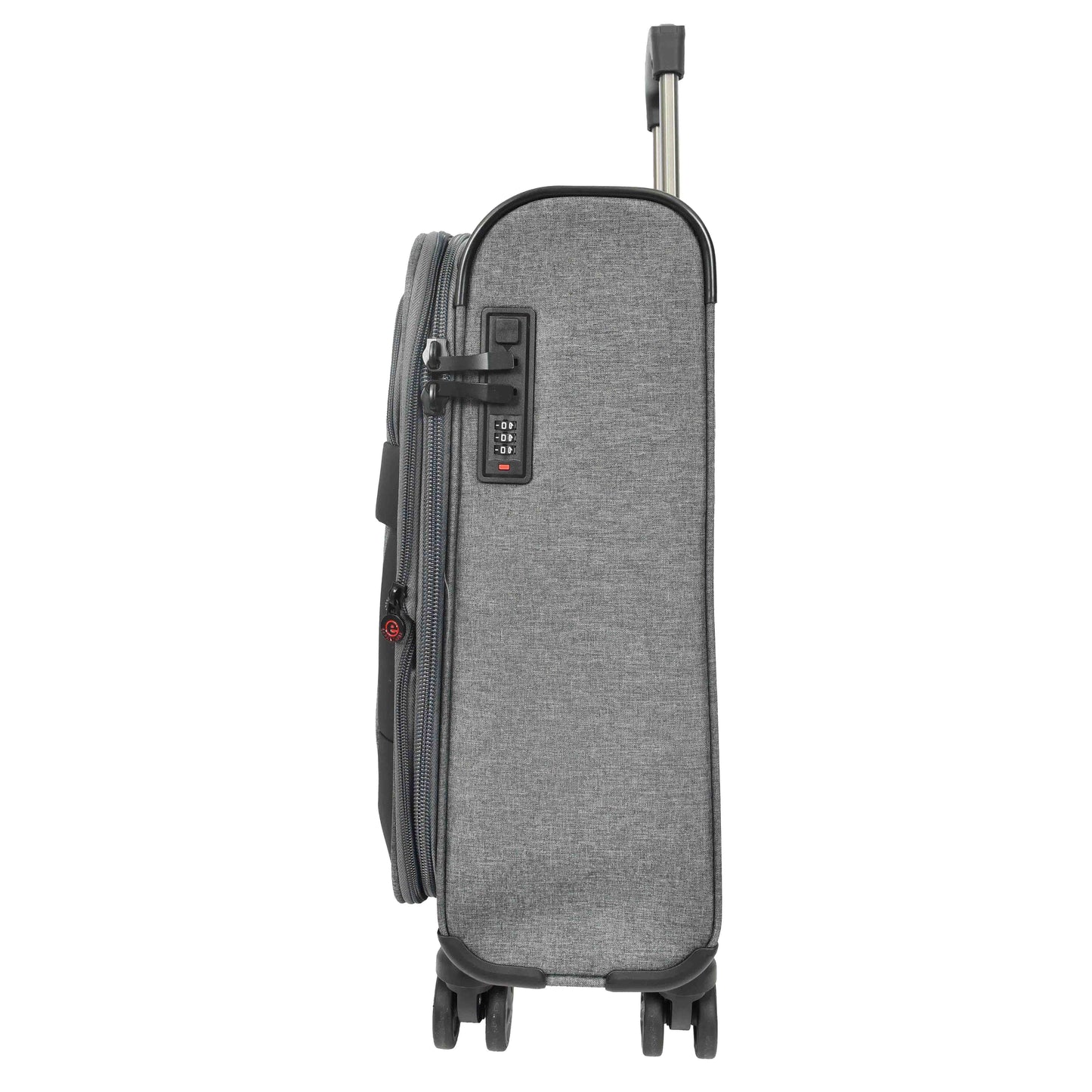 Soft Lightweight Expandable Luggage Set Wheeled HLG30533 Grey 15