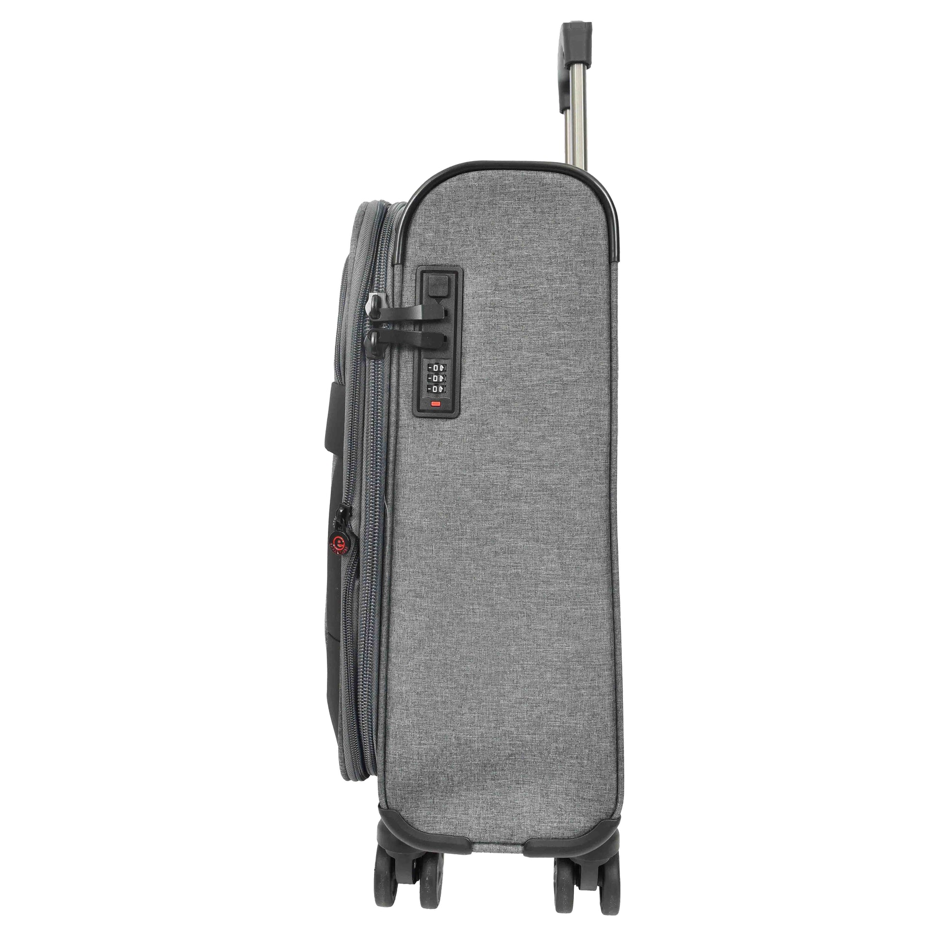 Soft Lightweight Expandable Luggage Set Wheeled HLG30533 Grey 15
