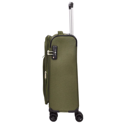 Expandable Suitcase 8 Wheels Soft Luggage TSA Lock Travel Bags Bellville