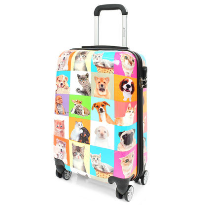 Cats and Dogs Hard Shell Suitcase